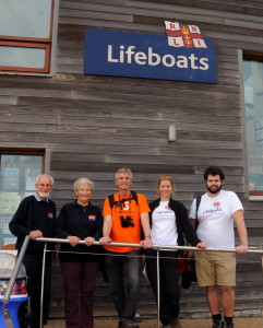Jurassic Coast walk - Meeting the volunteers at RNLI Exmouth lifeboat Station