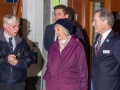Lifeboat Operations Manager, Kevin Riley with Donor, Pauline Smith and former RNLI Chair, Charles Hunter-Pease
