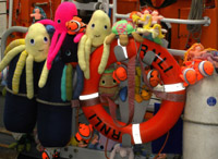 knitted sea creatures