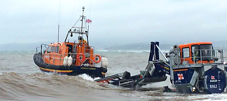 Exmouth RNLI assist two exhausted sailors in Lyme Bay