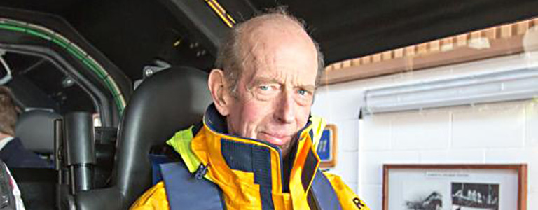HRH The Duke of Kent visits Exmouth RNLI