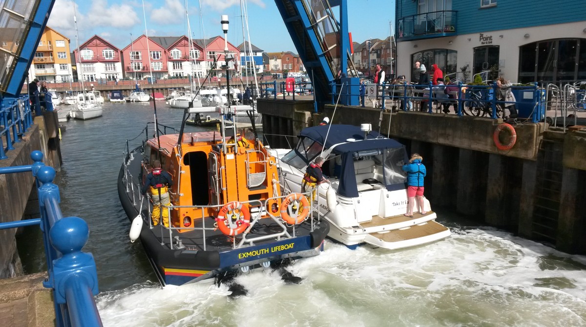 Both Exmouth RNLI lifeboats launch to two separate incidents