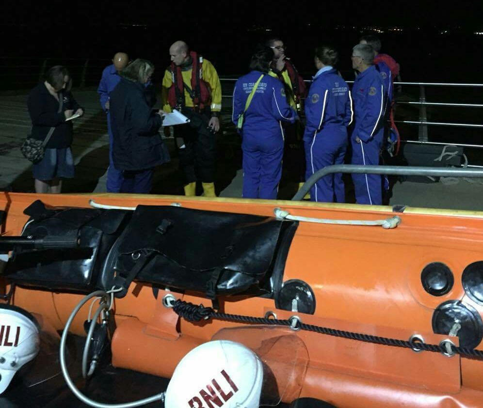 Exmouth RNLI volunteers receive two calls for help in an evening