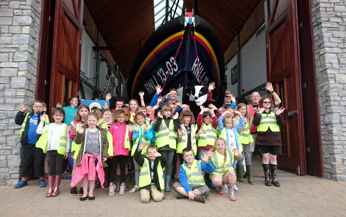 Badgers set for Exmouth lifeboat station on activity week