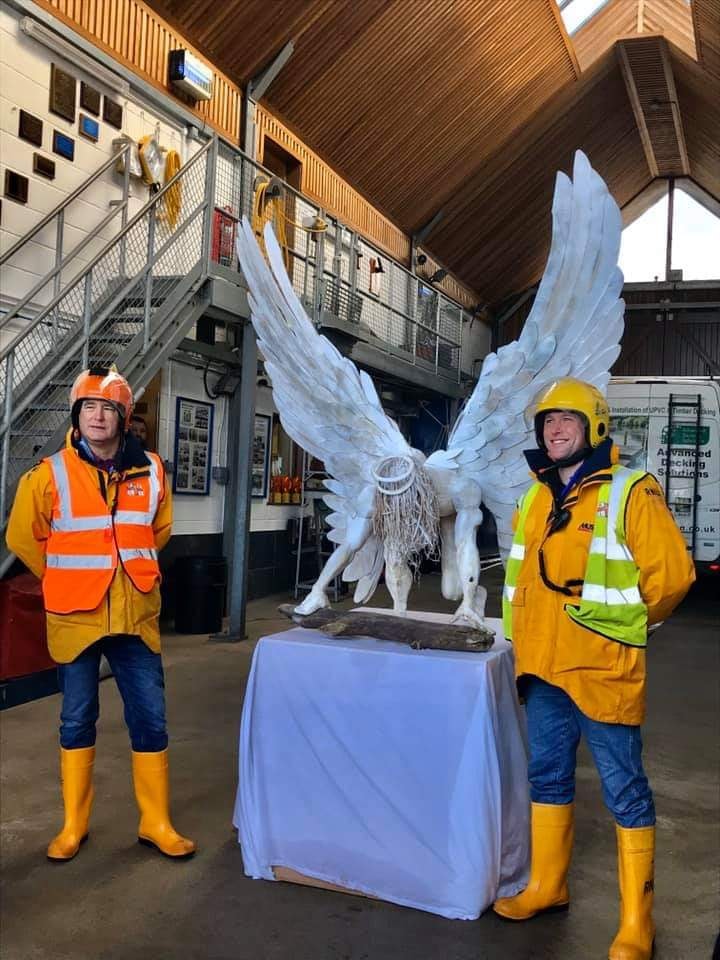Brendan’s ‘Your Guardian Angel’ raises over £1,100 for Exmouth RNLI