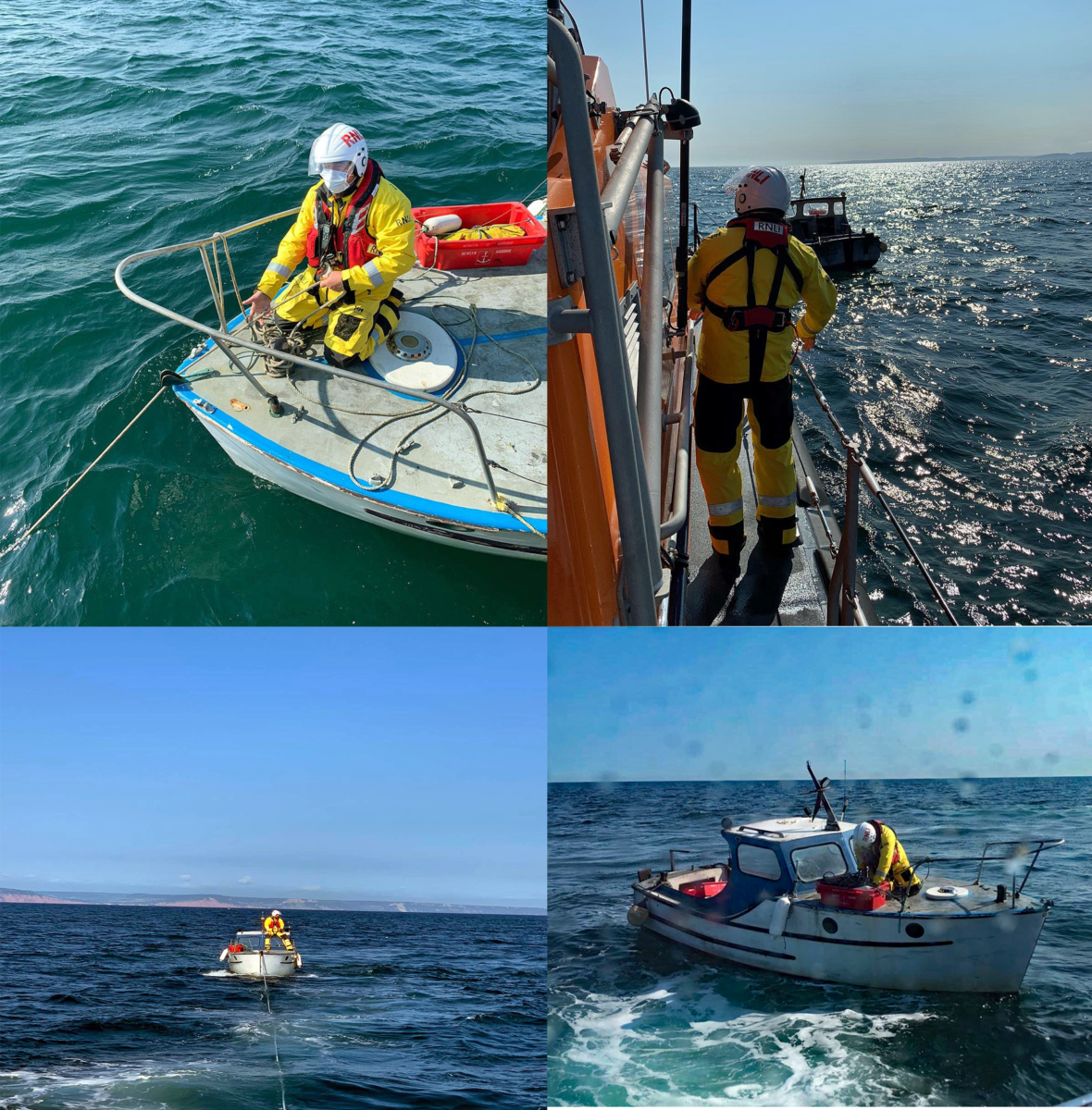 Double rescue assignments for Exmouth RNLI