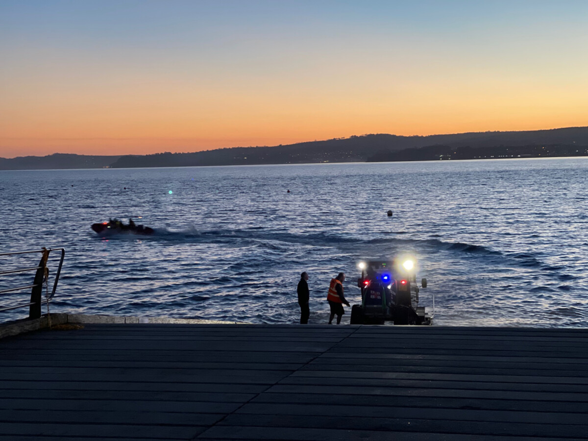 Exmouth RNLI called to person cut off by tide