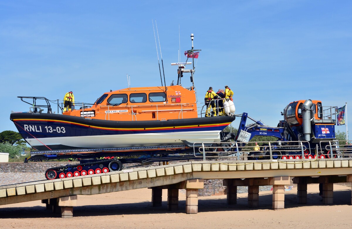 An update on the ramp at Exmouth Lifeboat Station