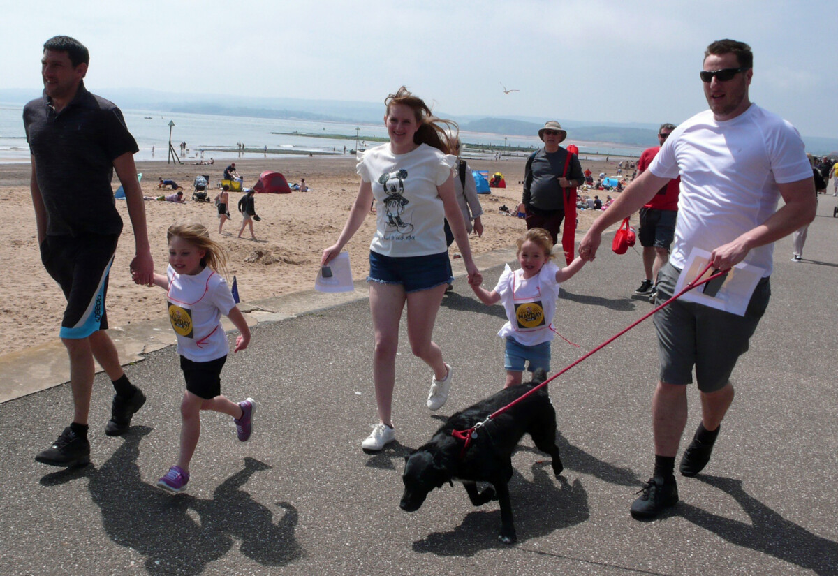 Young cousins Ivie and Isla complete their RNLI MayDay Mile Charity Fundraiser
