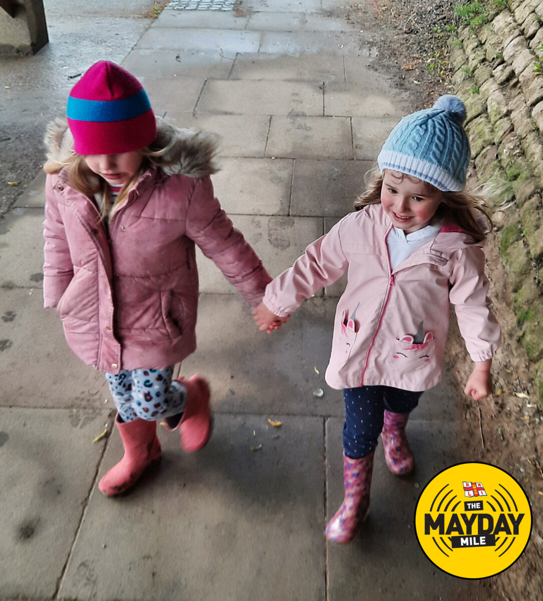 Cousins Ivie and Isla are taking part in the RNLI MayDay Mile Charity Fundraiser in Exmouth