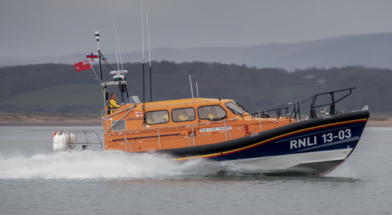 Exmouth RNLI called to rescue crew of sinking fishing vessel