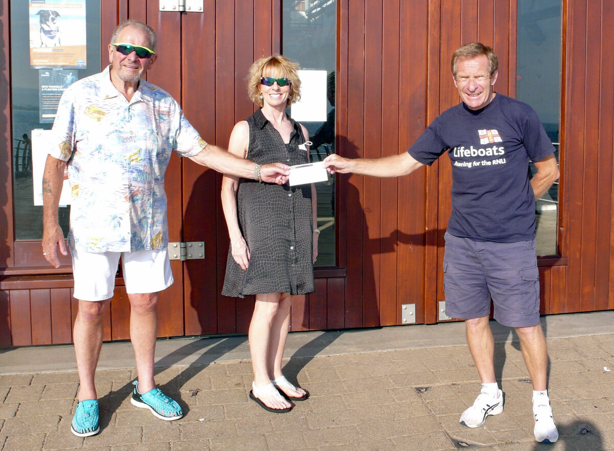 Manor Lodge Residential Home donate £1,000 for Exmouth RNLI