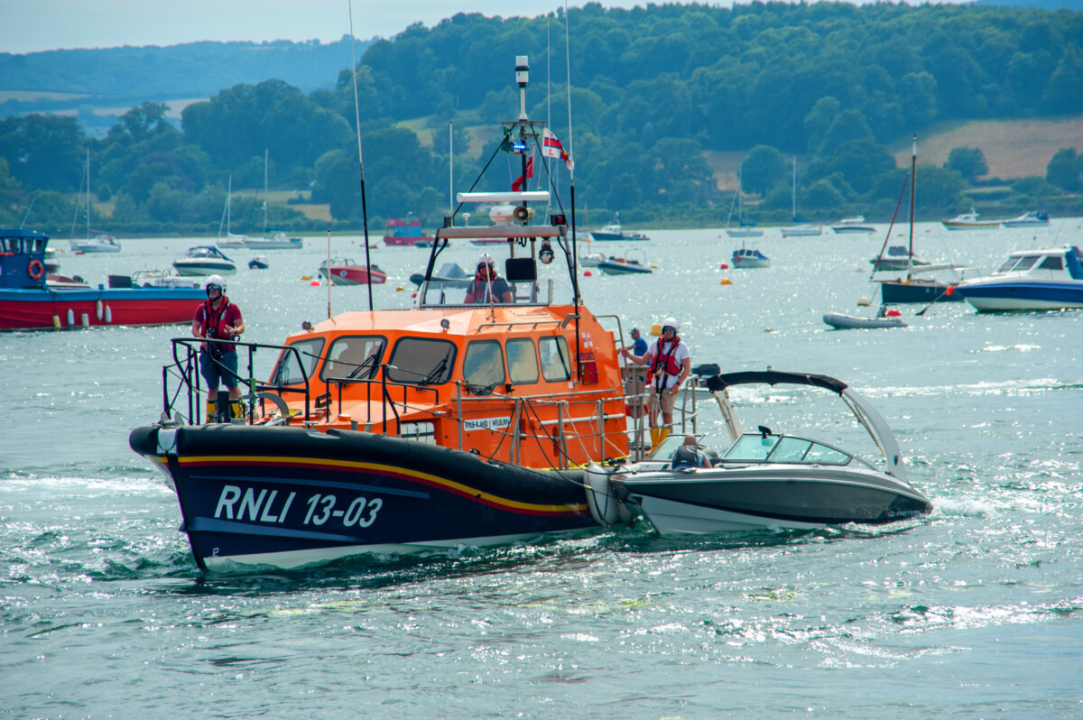 Exmouth RNLI launch to assist broken down powerboat