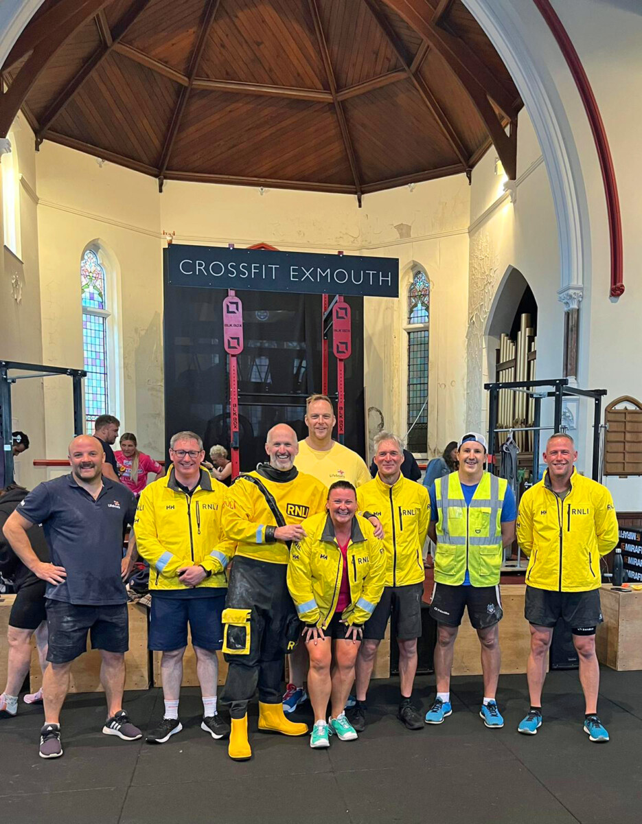 Exmouth RNLI volunteers raise over £1500 for their charity