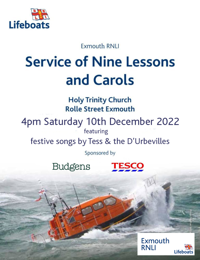 Exmouth RNLI Service of Nine Lessons & Carols