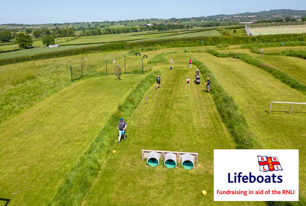 Local attraction FootGolf fundraising for Exmouth RNLI