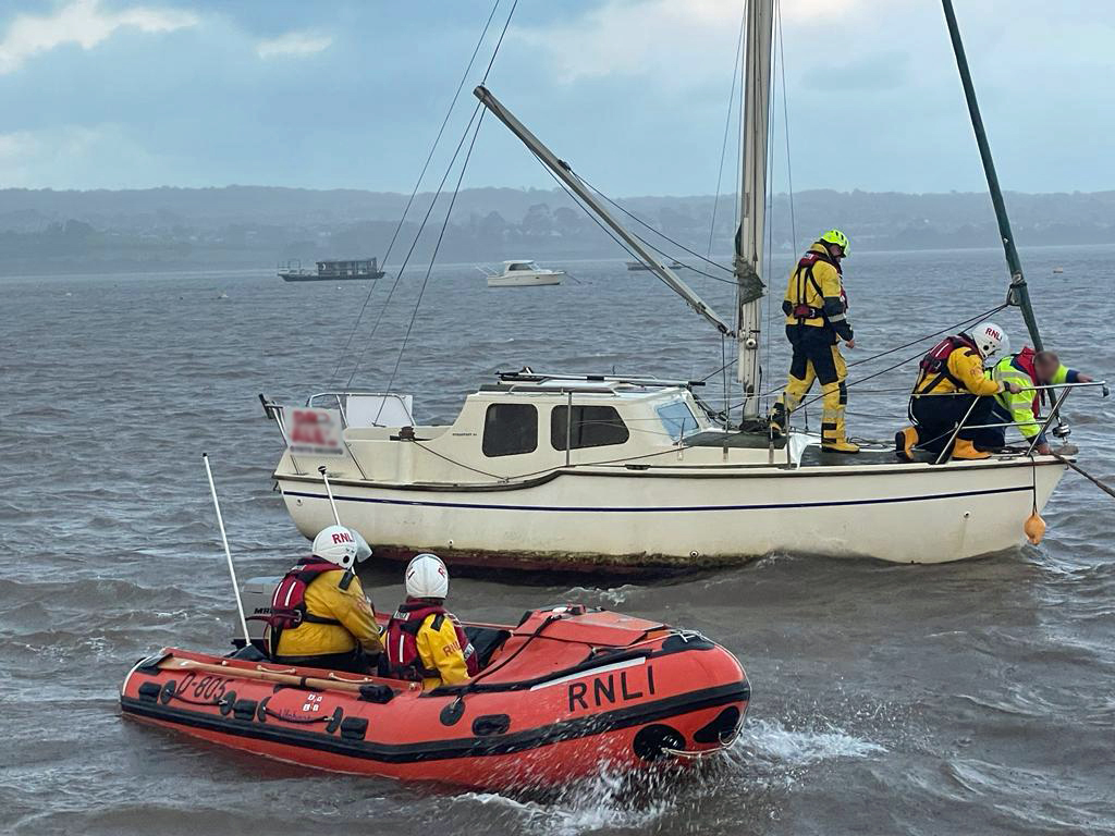 Exmouth RNLI tasked to vessel in difficulty