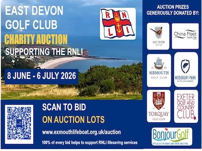 East Devon Golf Club Charity Auction – June 8th – July 6th